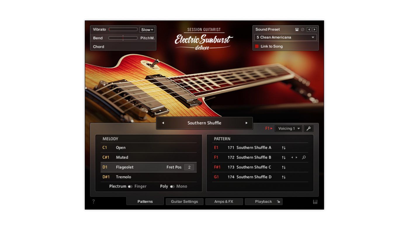 SESSION GUITARIST – ELECTRIC SUNBURST DELUXE