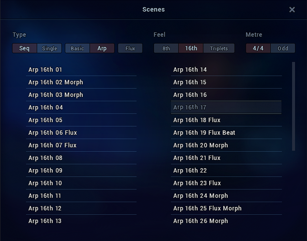 SCENES FOR FASTER SCORING