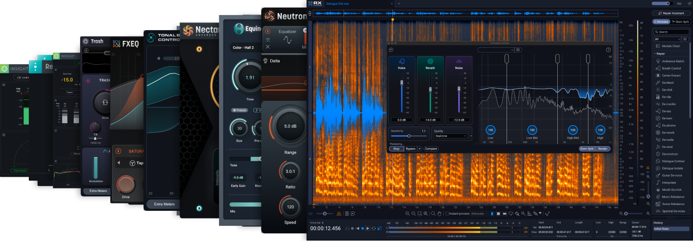 The do-it-all bundle for audio mixing and repair