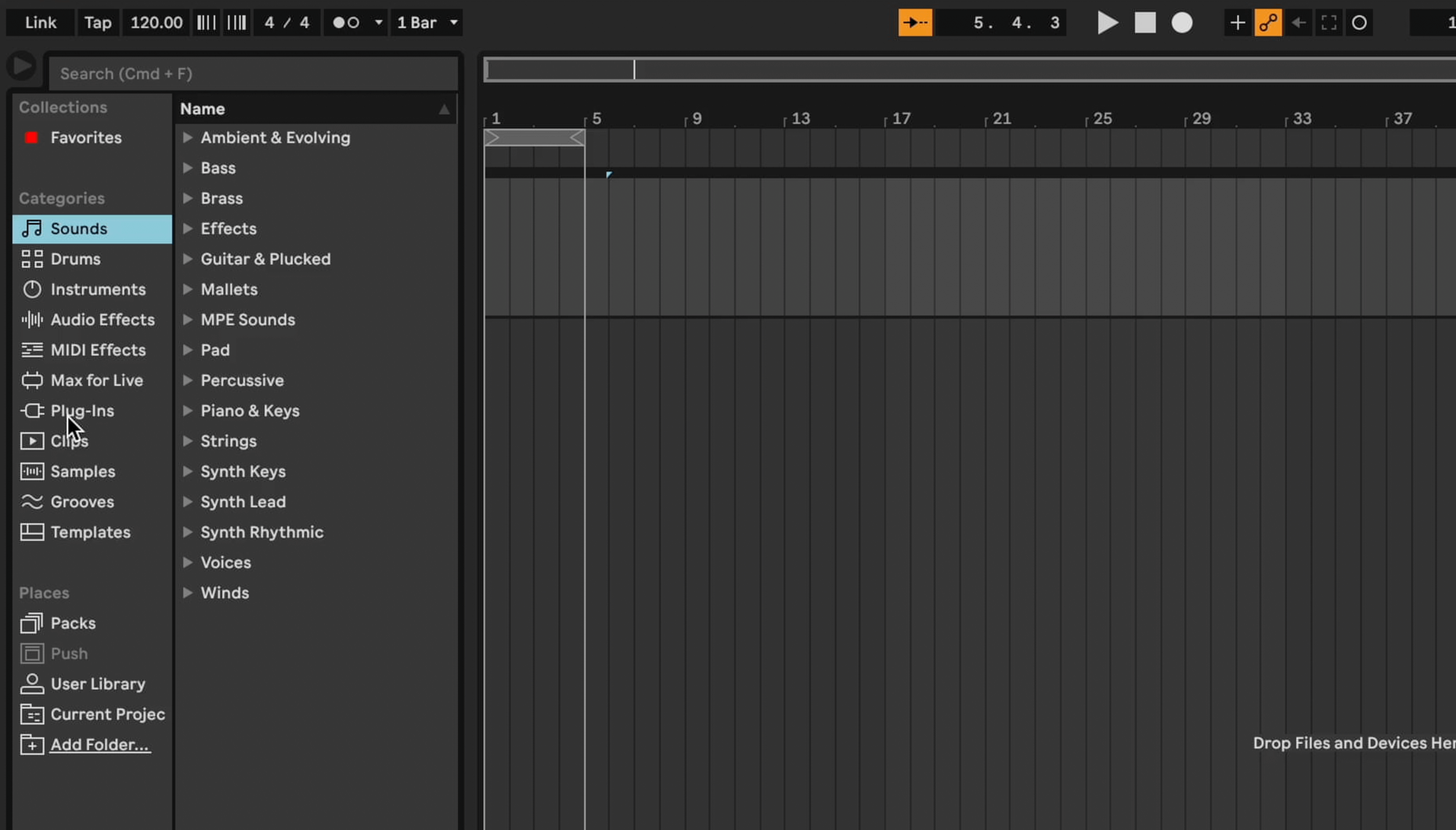 Charge le plug-in Kontakt