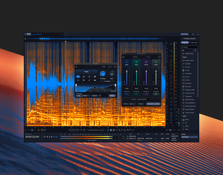 RX 12 Standard | Intelligent audio restoration software