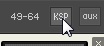 The KSP button in the instrument rack header.