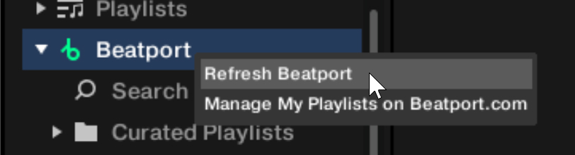 TP4_Browser-BrowserTree-BeatportContextMenu-Refresh.jpg