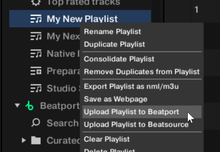TP4_Browser-BrowserTree-PlaylistContextMenu-UploadToBeatport.jpg