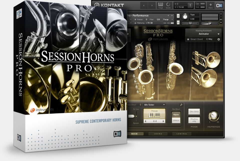 DTM・DAW NI KOMPLETE9 KOMPLETE12 UPD SESSIONHORNS Session Horns Pro – contemporary horns | Komplete