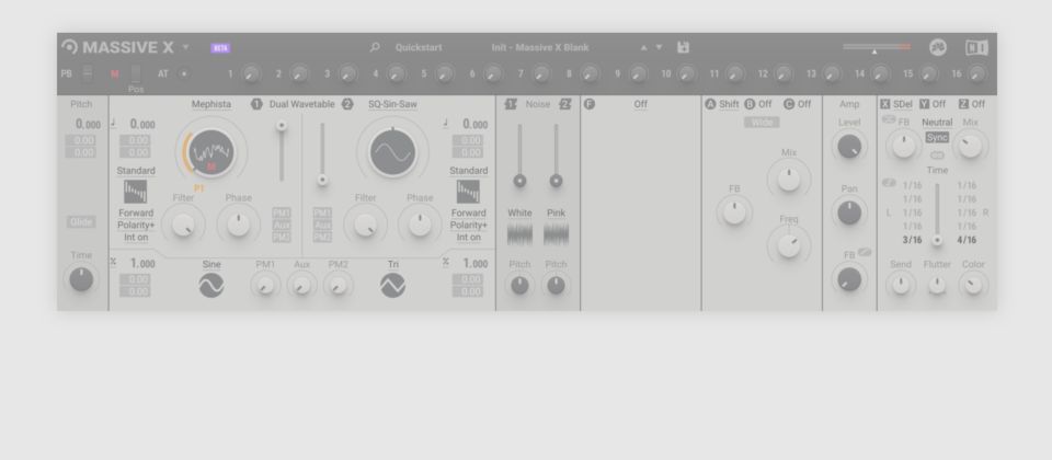 Massive X の演奏とコントロール