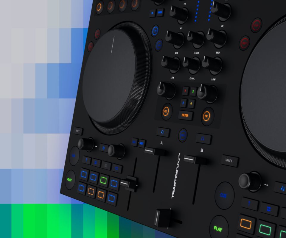 NATIVE INSTRUMENTS■TRAKTOR KONTROL S2■※通電確認のみ【JKY25B】 Traktor Pro 4 | Professional DJ software