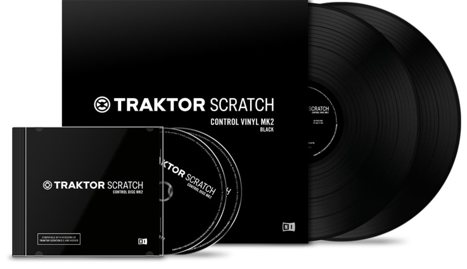Native Instruments Traktor Scratch Pro Control Vinyle MK2 Blanc