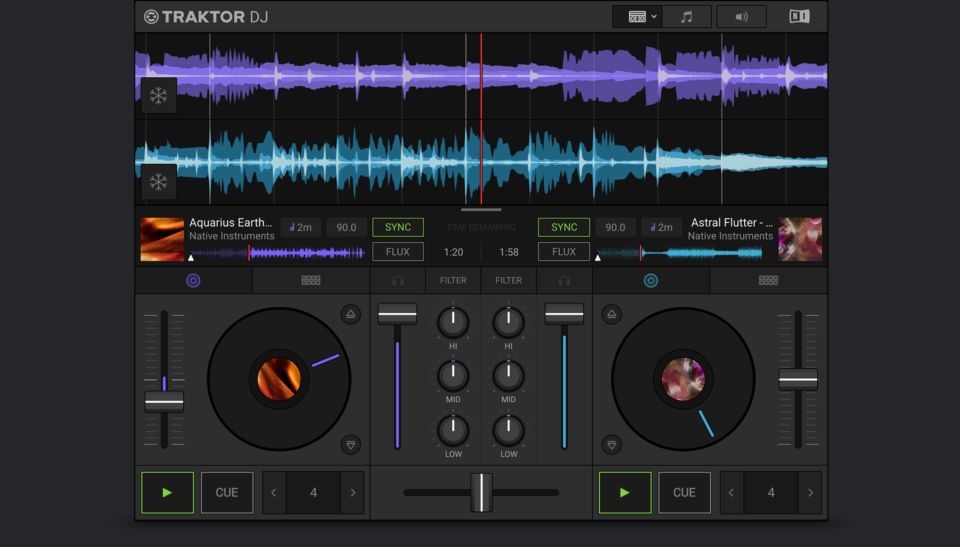 traktor dj software for android